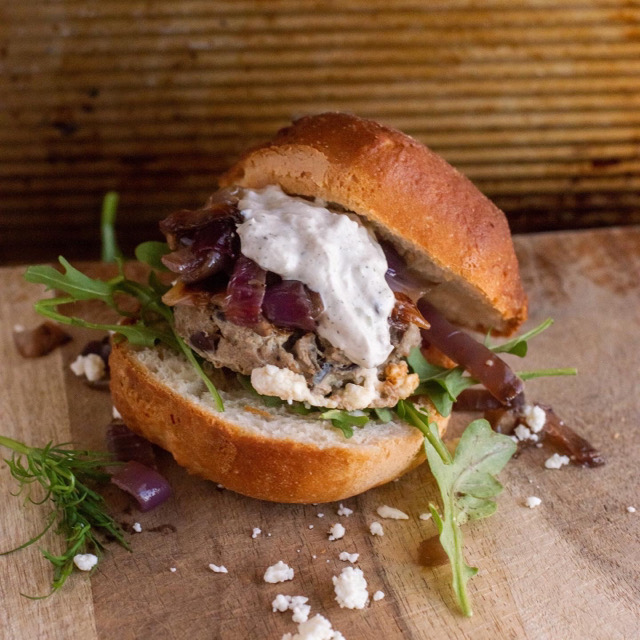 Mediterranean Turkey Burger
