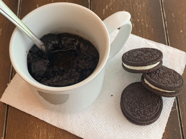 Oreo mug cake
