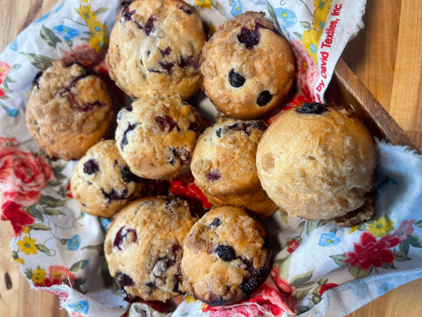 Grams’ Blueberry muffins