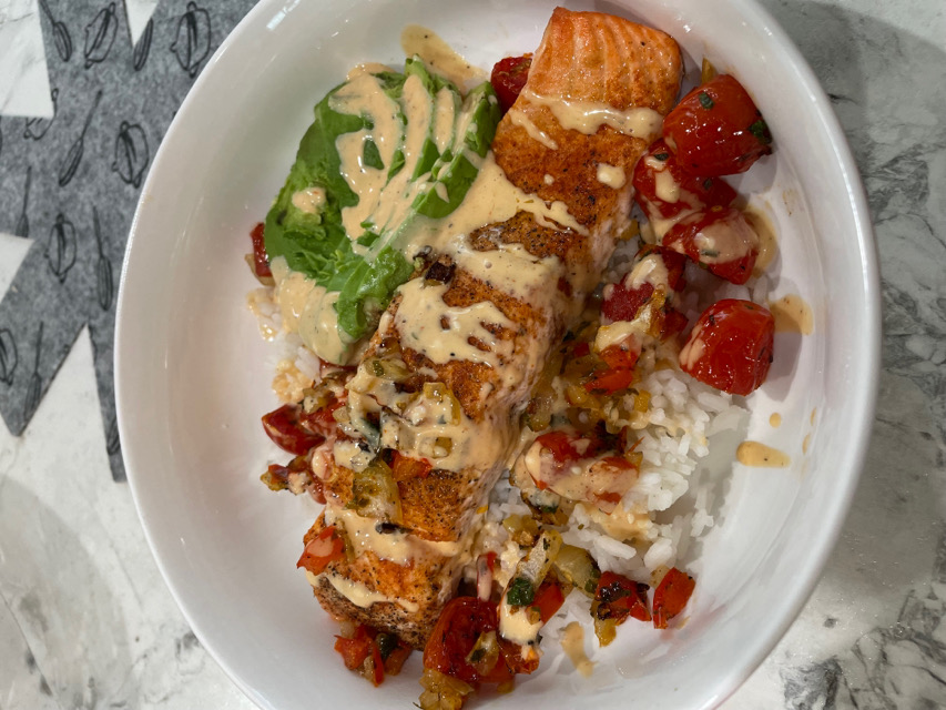 Salmon Rice Bowl