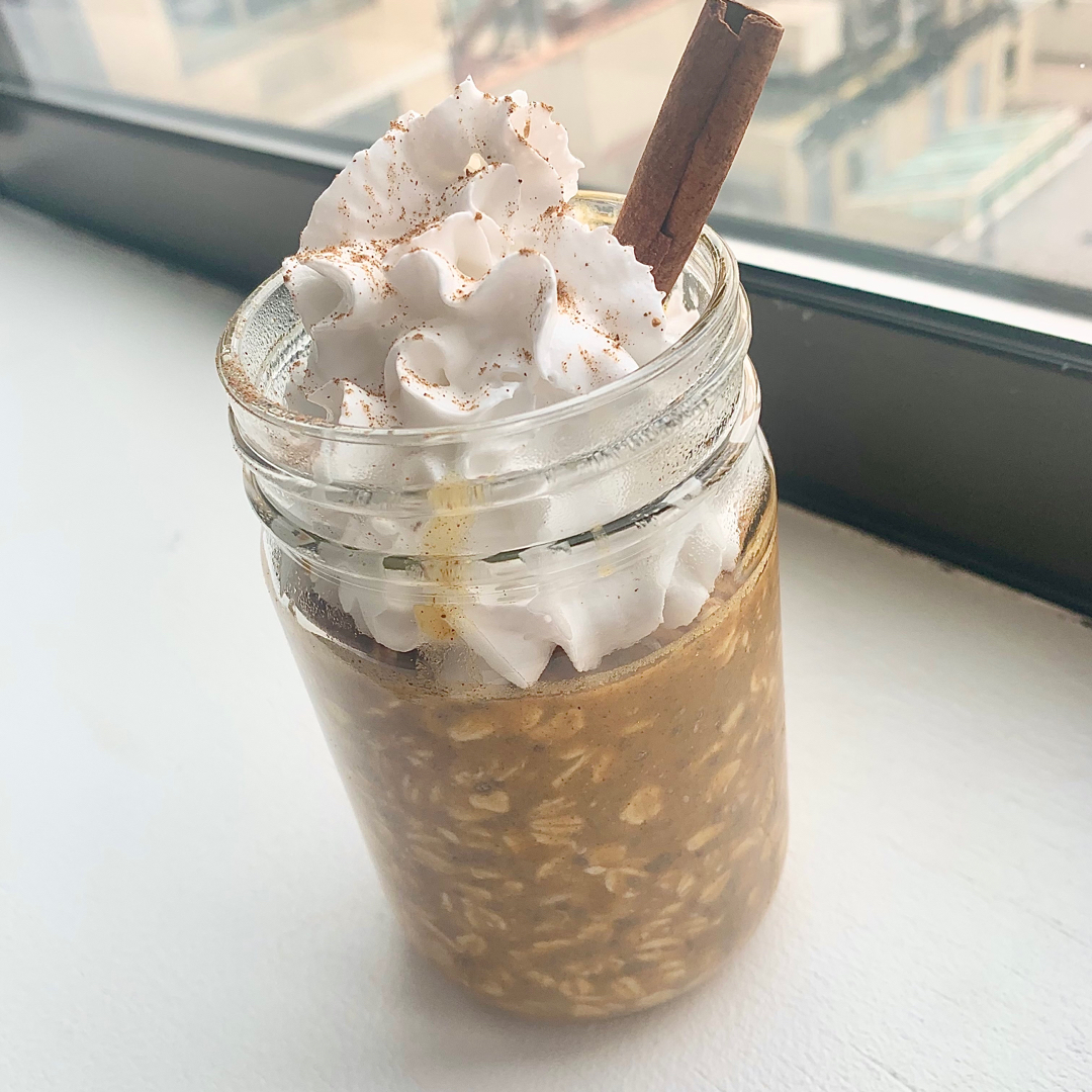 Pumpkin Spice Overnight Oats 🎃🍂🫙