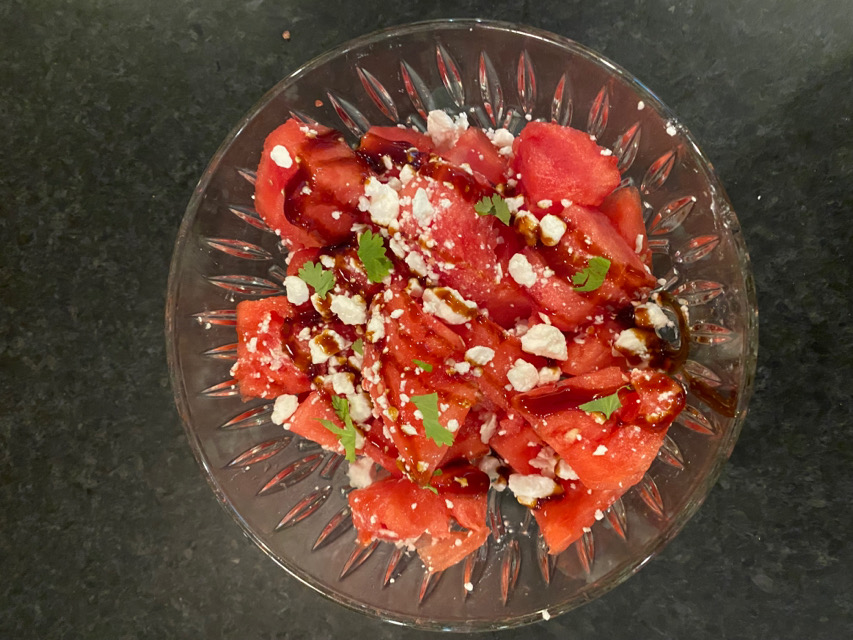 Sunset watermelon salad