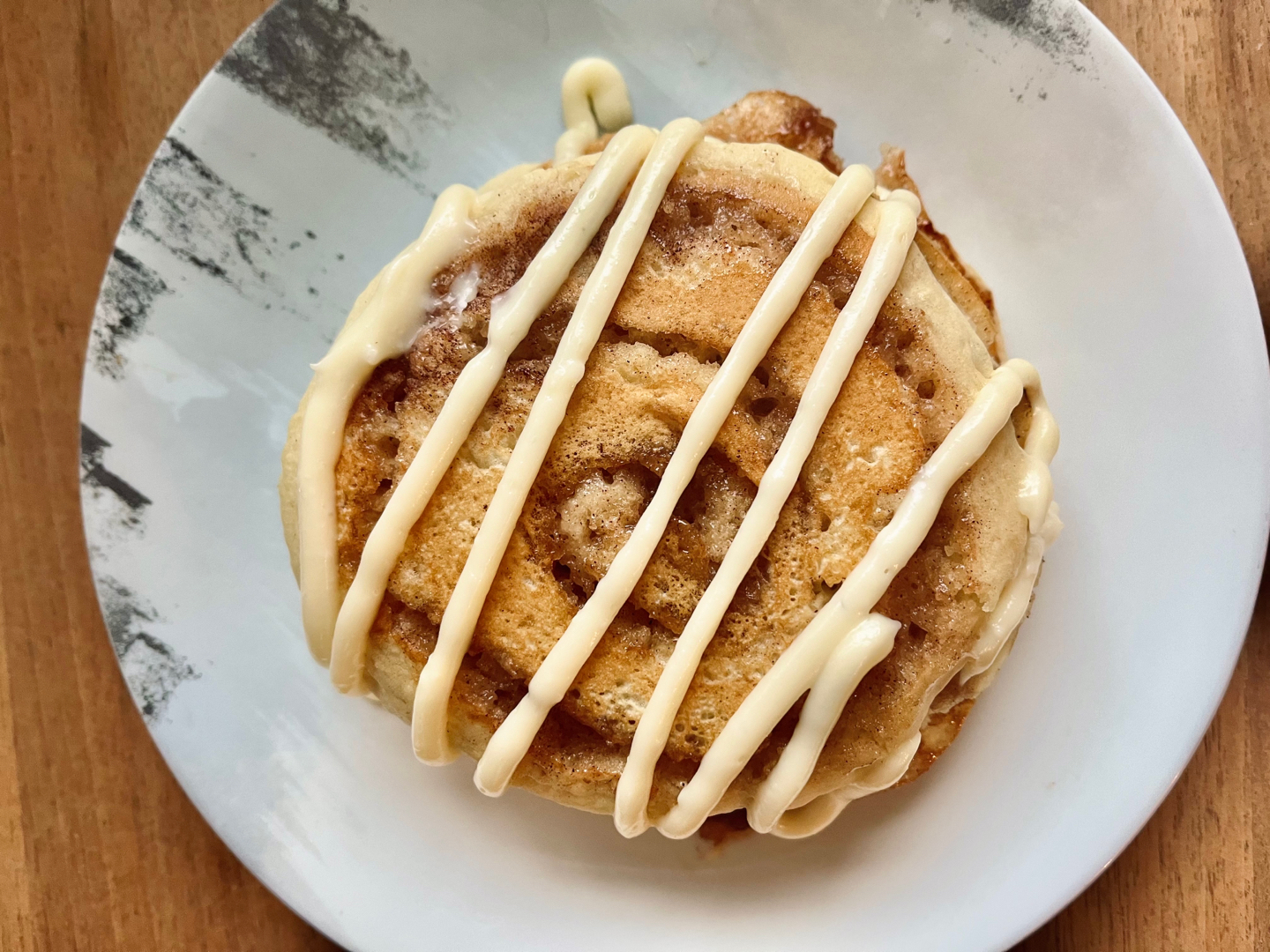 Cinnamon Roll Pancakes🥞