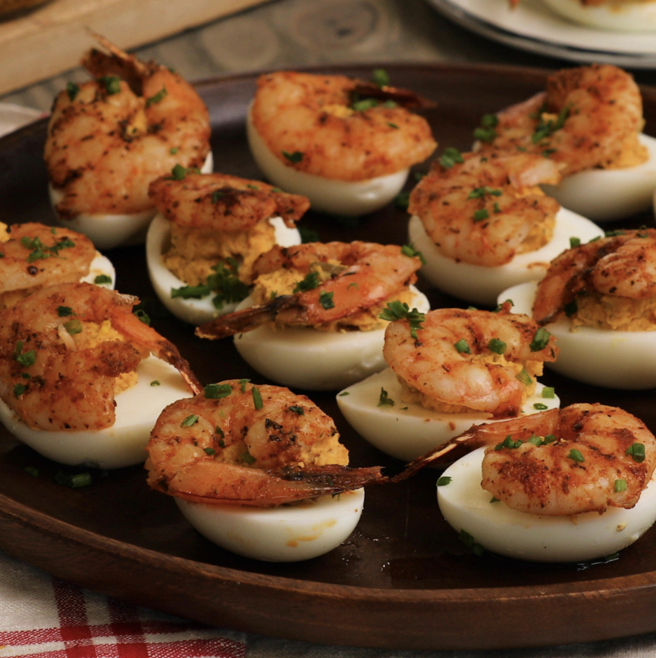 Cajun Shrimp Deviled Eggs