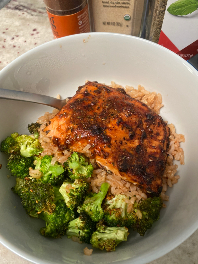 Salmon bowl