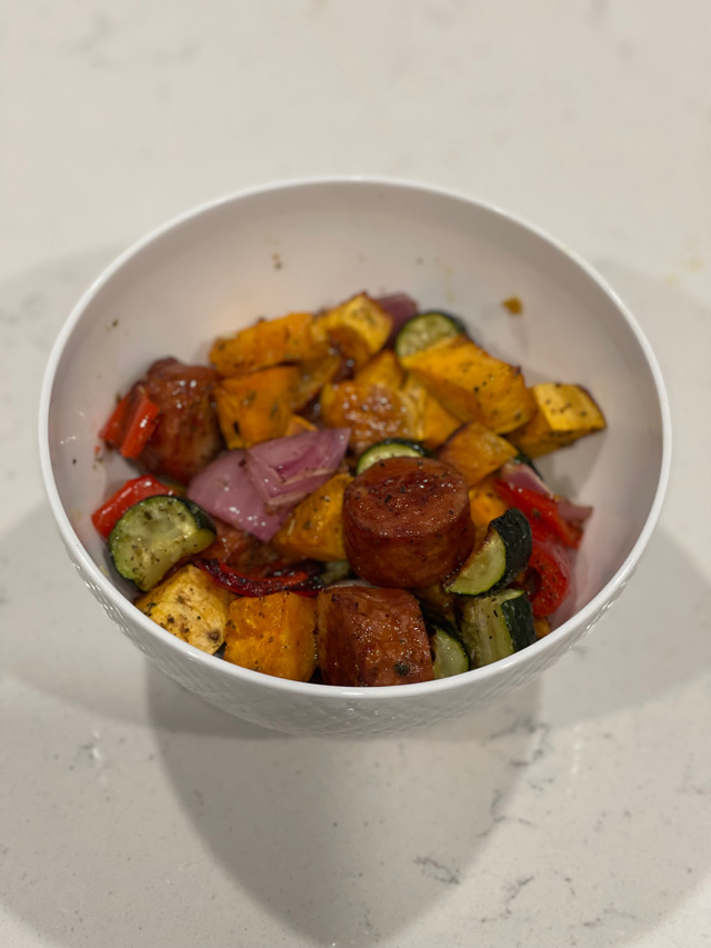 Sheet Pan Sausage & Veggies