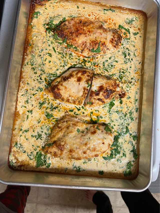 Creamy Baked Chicken Breasts
