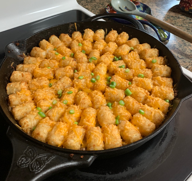 Ground Beef Tator Tot Casserole