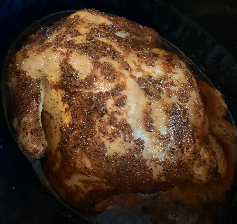 Crock pot rotisserie chicken 🍗