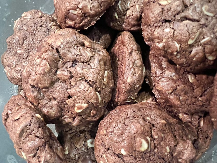 🍫🍫 Double Chocolate Oatmeal Cookies