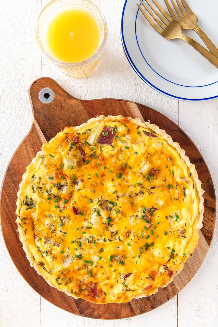 Bacon & Potato Quiche