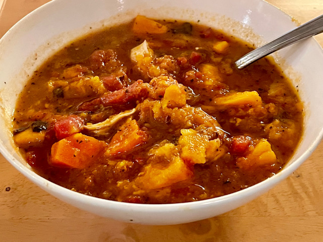 Autumn Spiced Chicken Stew