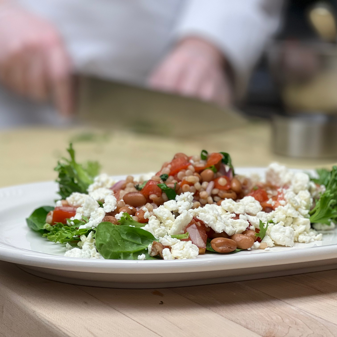 Israeli Couscous Bean Salad