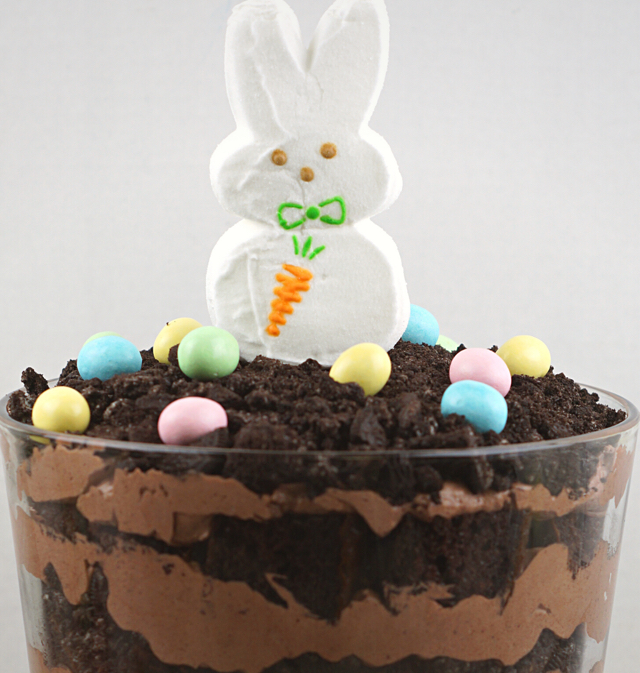 Easter Bunny Dirt Cake Trifle Recipe