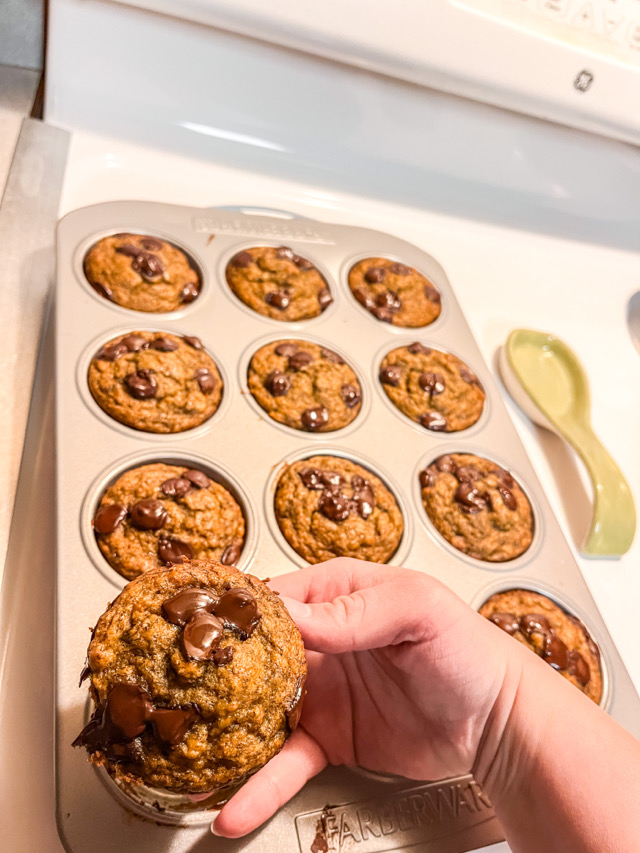 Healthy banana muffins!