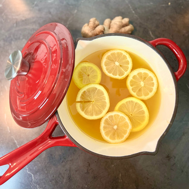 Lemon Ginger Turmeric Tea