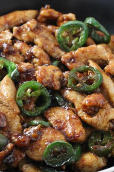 Jalapeño chicken stir fry