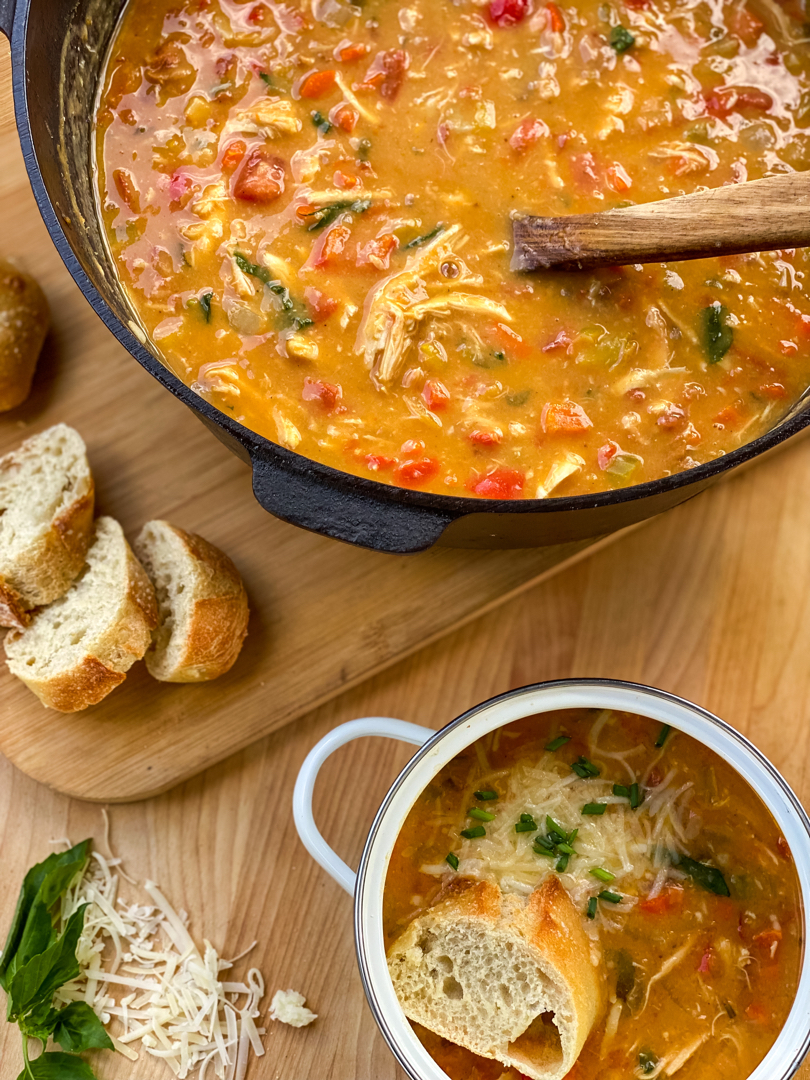 Tuscany Chicken & White Bean Soup