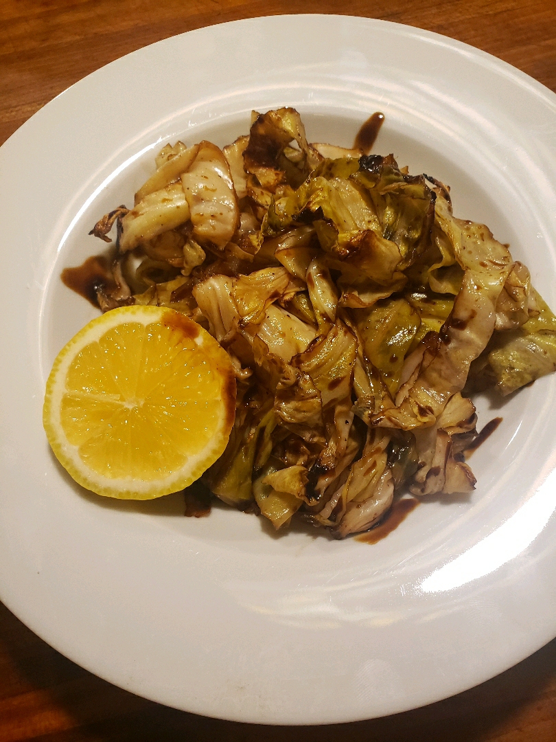 Balsamic Roasted Cabbage