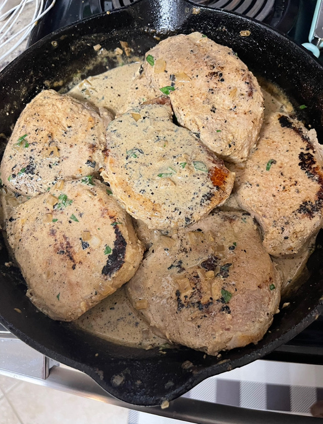 Sous Vide Dijon Pork Chops