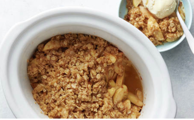 Slow cooker apple crisp