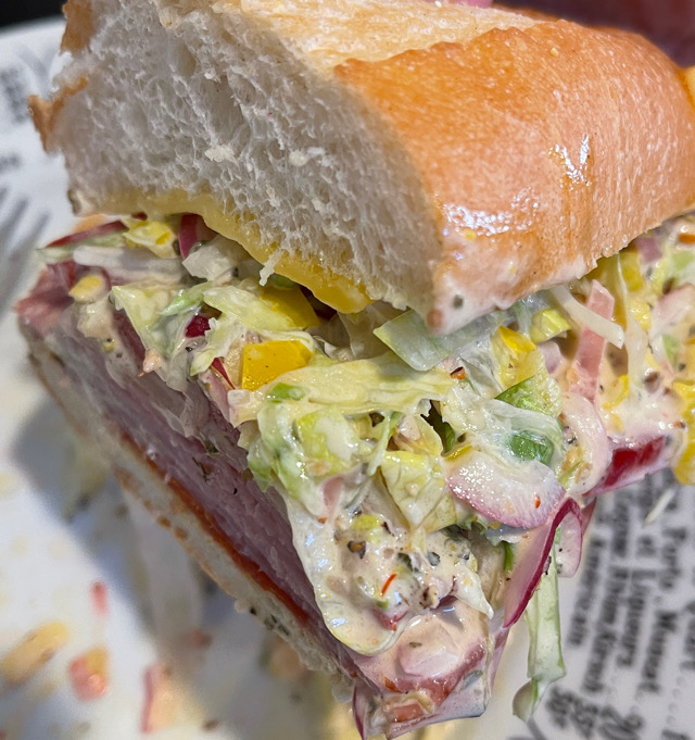 Grinder Salad Sandwich