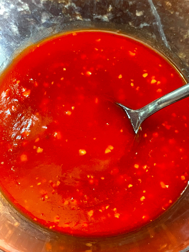 My secret Sweet and Spicy Buffalo Sauce