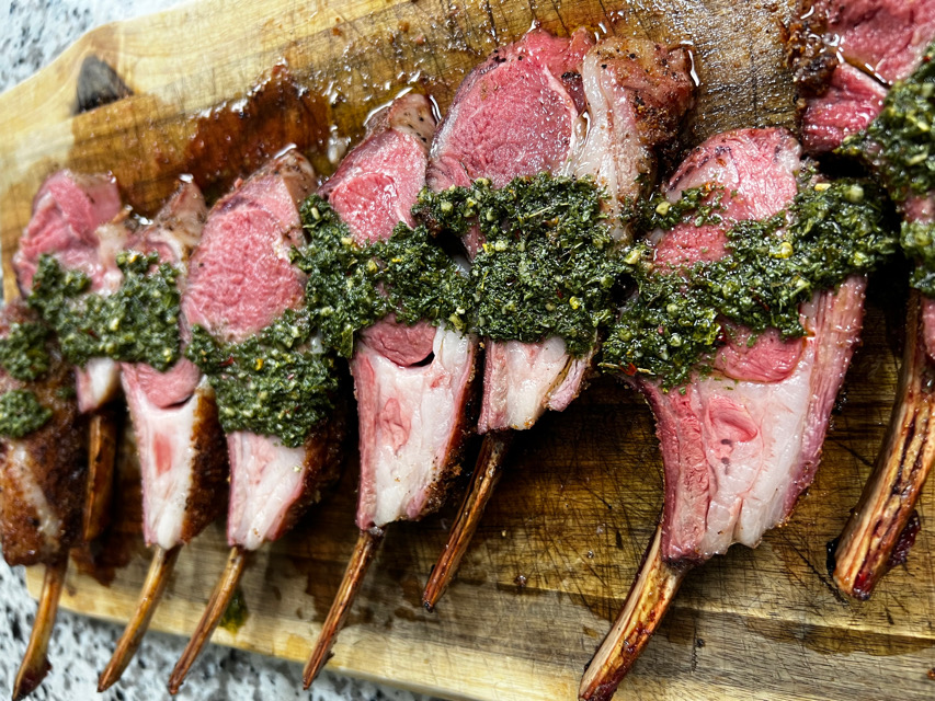 Smoked Rack of Lamb