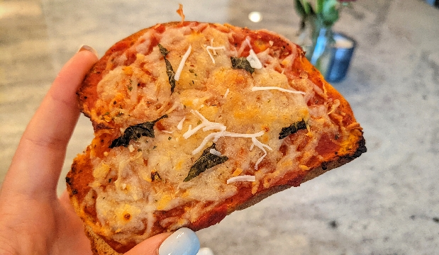 Italian Keto Toast Appetizer
